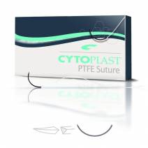 Cytoplast Sutura PTFE No Reabsorbible, Aguja 3/8 Corte Reversible, 3-0, Hebra 45cm Osteogenics