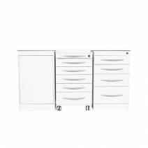 Conjunto Mobiliario Triple Módulo con Encimera Tipo Silestone Bader