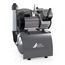 Compresor de Aire Durr DUO 2 Cilindros con Secador de Membrana, Filtro Anti virus y Bacterias, Depósito 20 Litros