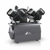 Compresor de Aire Durr Duo Tandem 230V 2 Motores 4 Cilindros, Secador, Filtro Anti Virus y Depósito 50 Litros