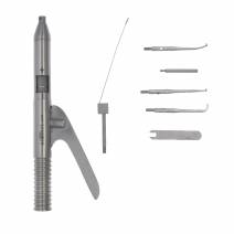 Kit Pistola Automática Quita Coronas 6 Accesorios