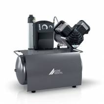 Compresor Aire Durr Duo Tandem con Secador de Membrana, Filtro Anti Virus, 50L para 2 Usuarios, Ampliable