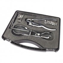 Estuche de Clamps: Forceps Brewer + Perforador + Arco + Clamps