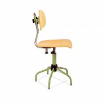 Taburete-Silla de Madera, Ergonómica Technoflux