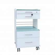 Carro Doble Encimera Cristal 3 Cajones Atenea Bader