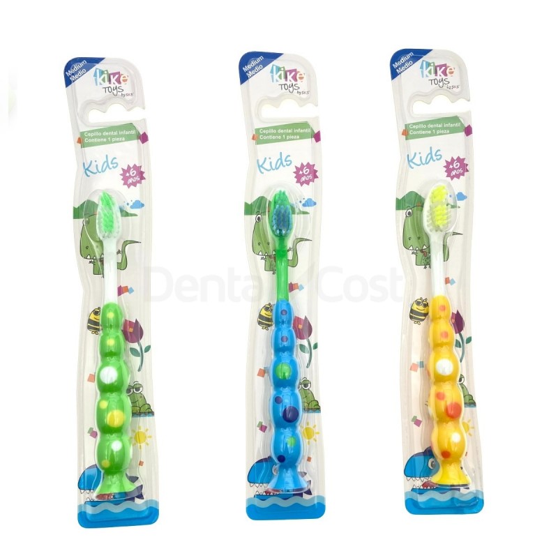 Colgadores Infantiles de Cepillos de Dientes (12 uds) KIKE TOYS - Dentaltix