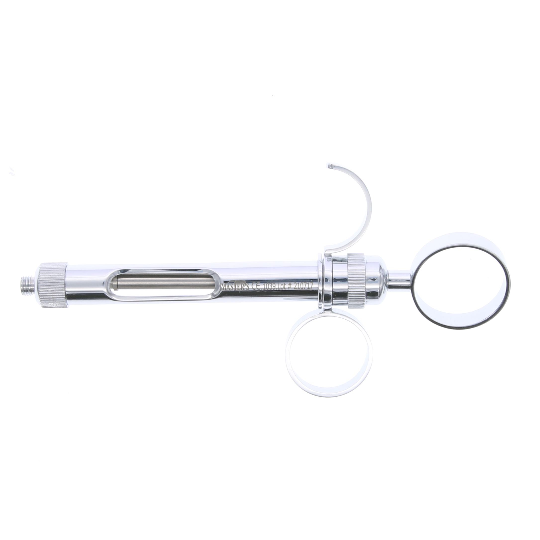 Jeringa Dental de Anestesia Clásica de 2 Anillos y Medio de Masters