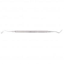 Espátula Heideman Mediana 2,5 mm Doble, Angulada, Plana Masters