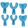 Cubetas Implantes Juego Perforadas Impresión Dental General 6 uds.