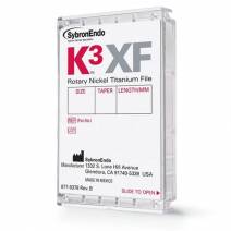 Limas Rotatorias K3XF G-Pack Ni-Ti 25 mm 5 uds Kerr
