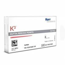 Puntas de Gutapercha K3 Conicidad 04 Caja 50uds Kerr