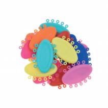 Ligaduras Elásticas Mini Módulos, Medio Ø1,3mm Caja 200 piezas Leone