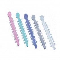 Ligaduras Elásticas Módulos Ø1,3mm Caja 600 piezas Leone