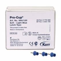 Pro-Cup Copas Profilaxis Sin Rosca Blanda Goma Sin Látex 120 uds Kerr Hawe
