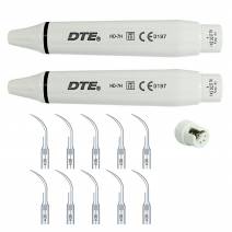 Dos Piezas de Mano Ultrasonidos DTE HD-7H Compatible con Satelec 2 Uds + 10 Puntas GD1