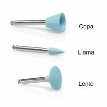 OptraGloss Pulidor HP Azul Claro, Cerámica y Composite, Reposición 10 uds Ivoclar Vivadent