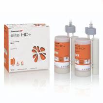 Elite HD+ Tray Material Maxi Fast Set Silicona Adición 2 Cartuchos 380ml Zhermack