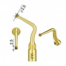 Punta Cirugía UL3, Woodpecker, Osteotomía, Osteoplastia, Diamante, Ultrasonidos, para Mectron, UltraSurgery, Surgic Touch