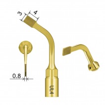 Punta Cirugía UL4, Woodpecker, Osteotomía Micromética, Diamante, Ultrasonidos, para Mectron, UltraSurgery, Surgic Touch