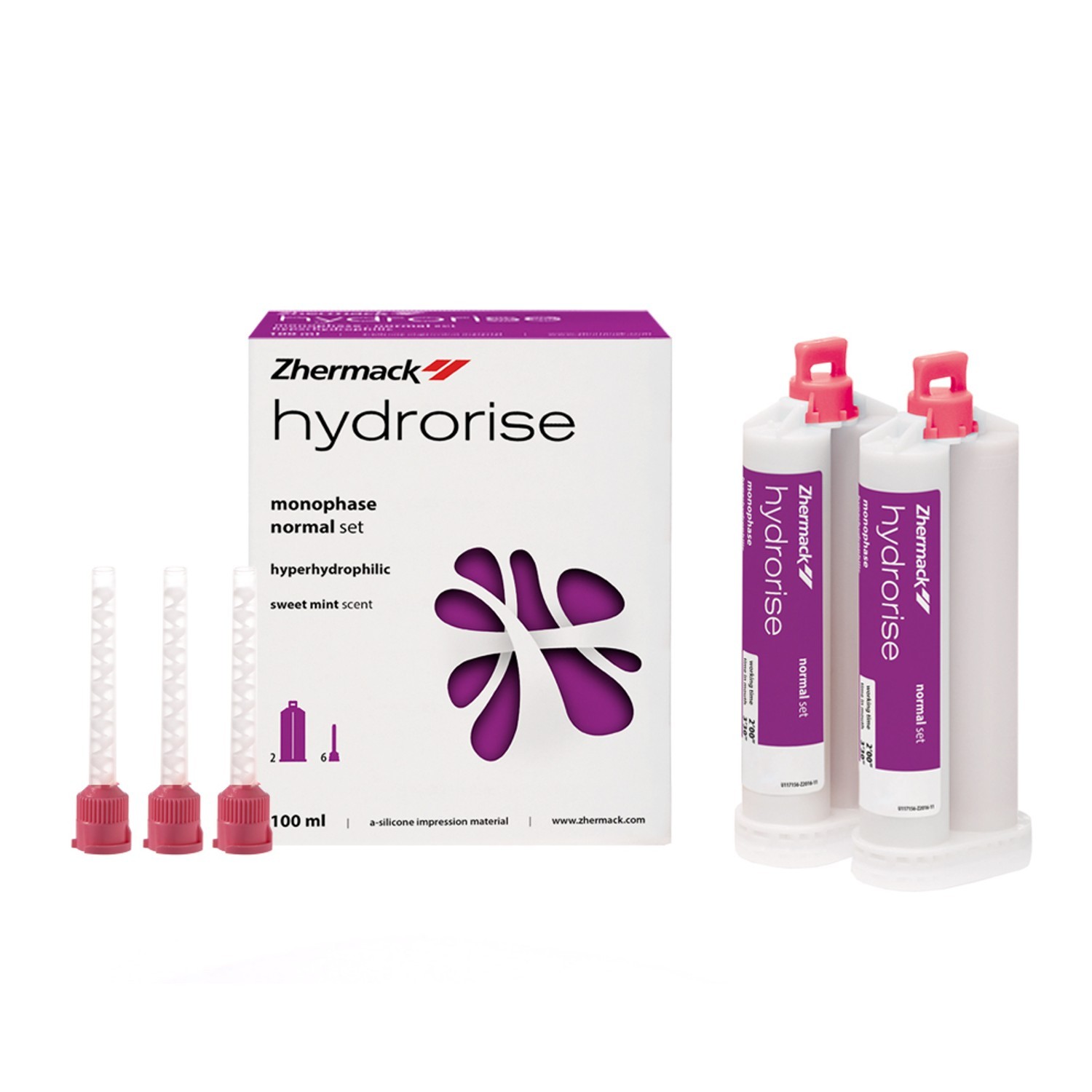 Hydrorise Maxi Monophase Normal Set 2 cartucho 380ml Zhermack