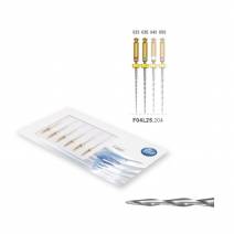 Limas F360 F04L25.204 Ni-Ti 25mm CA Estériles Reposición 6 unidades Komet