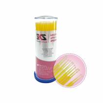 Bastoncillos Aplicadores Finos, Amarillos, Desechables Bote 100 uds SKS Dental