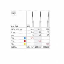 Fresas Diamante CA 831 ISO 012 Extra Fino R515/3 Periodoncia