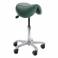 Taburete Consulta Dental Jumper Asiento Verde 44 cm.