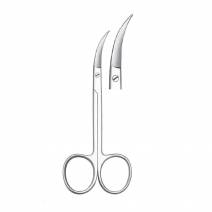 Tijeras para Hilos de Sutura, Curva Lateral, 10.5cm, Encías Carl Martin