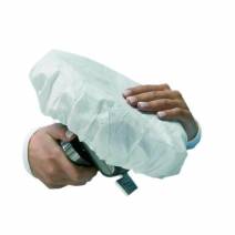 Funda para Reposacabezas Impermeable Ø 24cm con Elástico 60 uds Blanco Omnia