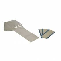 Protector Manguera Aspiración 7x120cm con Adhesivos de Fijación Azul, 50 uds Estéril Omnia