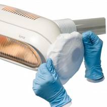 Funda Protectora Manilla RX, Castellini, Redonda Ø 17cm con Elástico, 120 uds Blanco Omnia