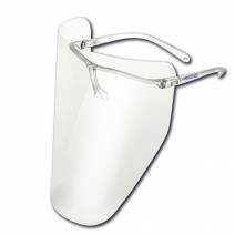 Visera de Protección Operador, Marco Transparente + 10 Viseras Intercambiables, Euronda