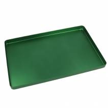 Bandeja de Aluminio Eurotray, 18x28cm, Base sin Perforar, Autoclavable 1 unidad Euronda