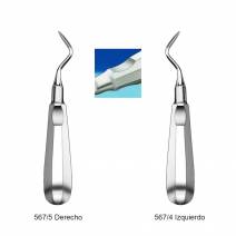 Elevador Raíces Apical Angulado Izquierda o Derecha, Ergonómico con Muesca Carl Martin