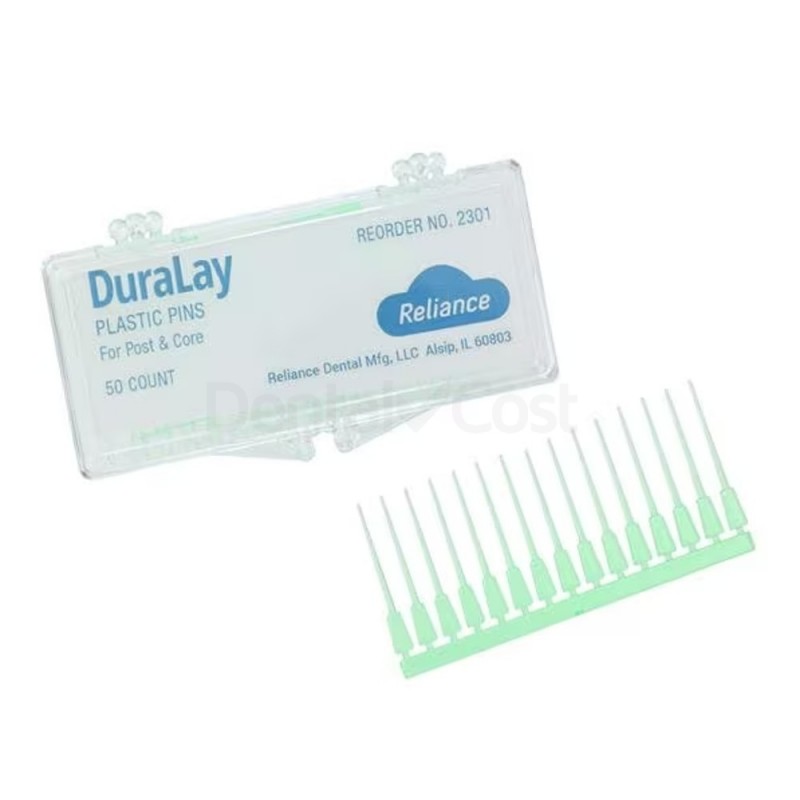 DuraLay Pins Plástico Dentados para Poste y Core 50 uds Reliance