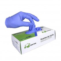 Guantes de Nitrilo Violeta, Sin Polvo, Caja 100 unidades Starline