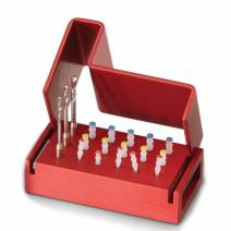 FibreKleer 4x Postes de Fibra Paralelos Kit Parallel con Fresas, 18 uds Pentron