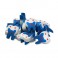Gomas de Borrar Muelas Sonrientes 50 unidades, Azul, Kike Toys