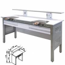 Mesa de Trabajo 2 Puestos para Repasado Mestra