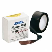 Lámina de Oclusión Hanel Plástico, Rojo Negro, 12 micras 22mm Rollo 25m Roeko