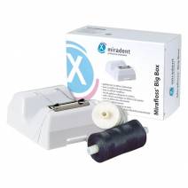 Miradent Mirafloss Big Mint Seda Dental con Dispensador, Menta, 2 Rollos 200m Hager Werken