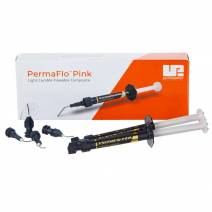 PermaFlo Pink Kit Composite Fluido 2 Jeringas 1,2 ml Ultradent