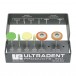 Kit Pulidores Diamante Jiffy Extraoral, Universal, Cerámica, 6u Fresero Aluminio Ultradent