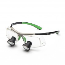 Lupa Binocular Galileana TTL Pro 2,5X 400 Techne RX Negro-Verde 54 - 22 Univet