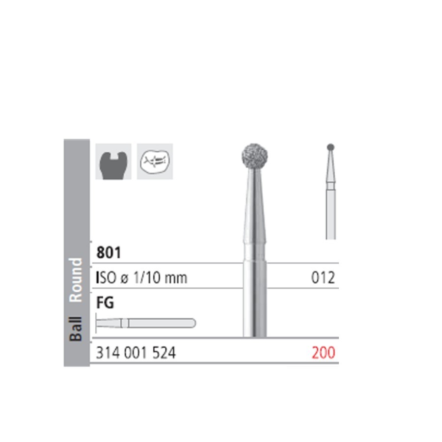 SUPÉR Carbide Burs FG245-1/100PK, AMALGAM,1-Piece, Made In USA - Foto 5