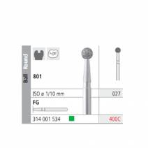 Fresas Diamante FG 400C Bola, Grueso 801-027 Caja 6 unidades Intensiv