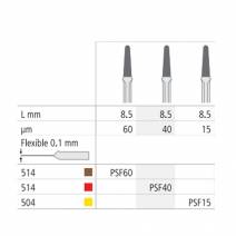 Lima Oscilante Proxoshape Flexible Diamantada CA PSF L8,5 mm Intensiv 6 unidades