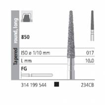 Fresas Diamante FG 234CB Cónico, Redondo, Largo, Grueso 850-017 L10 Caja 6u Intensiv