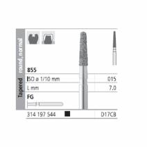 Fresas Diamante FG D17CB Cónico Redondo Normal 855-015 S. Grueso L7 Caja 6u Intensiv